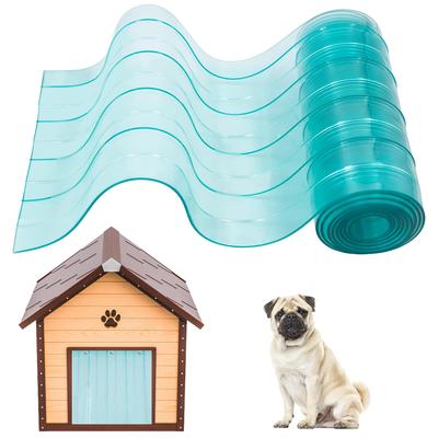 Ușă pentru animale de companie Plastic PVC Cortină de ușă de înlocuire Cortină de ușă izolată transparentă pentru case de pisici și câini