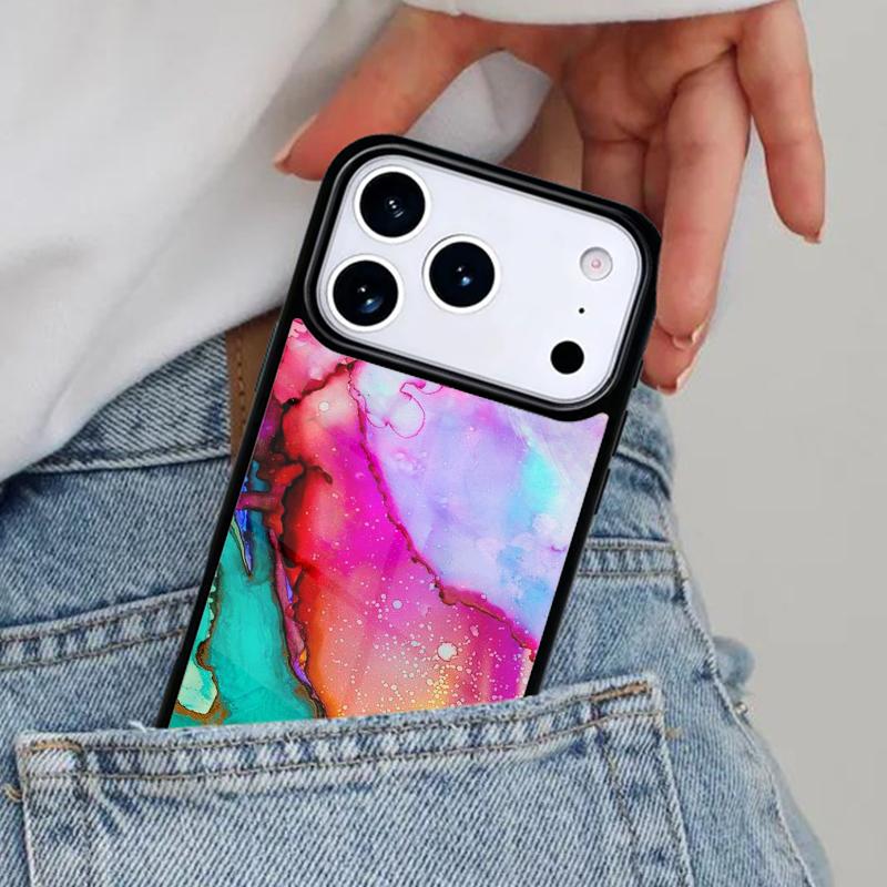 Paint Watercolour Art Phone Case for iPhone 17ProMax 12 13 14 15 16e 17 Pro Max Plus Air Cover