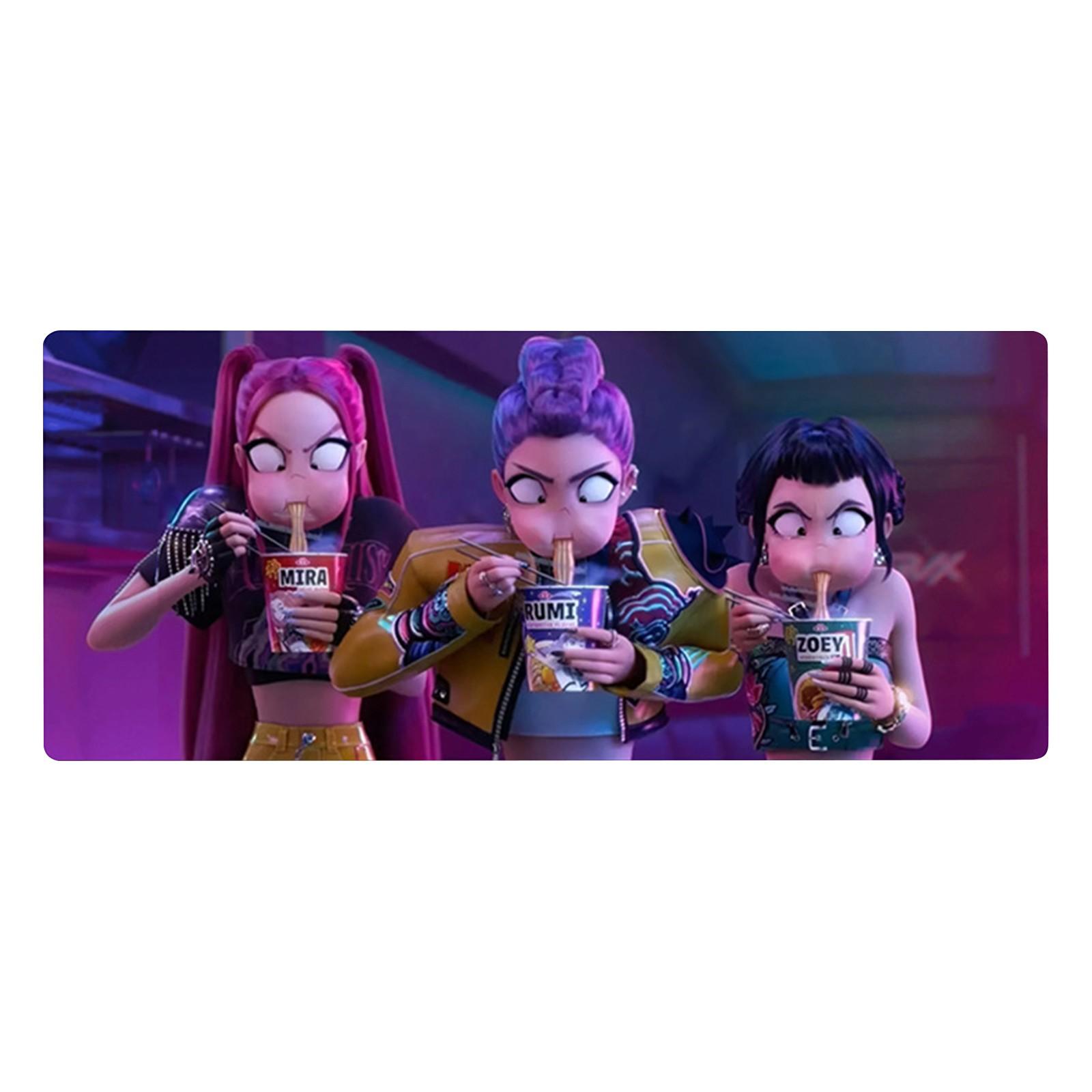 

Охотник на ведьм - Групповой фильм Периферийный коврик для мыши Нескользящий коврик Игровой коврик для стола S розовый