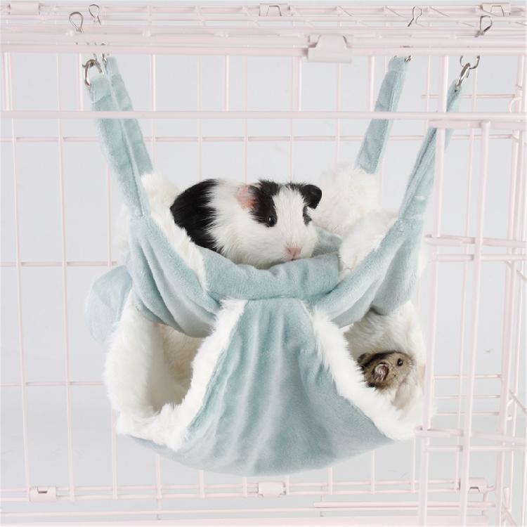 Hanging Hammock & Tunnel Cage Small Pet Cage for Guinea Pig for Play and Sleep