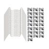 25/50pcs Greenhouse Glass Pane Clip W-type Wire Clips Z-type Glazing Buckles Twin-Hall Web Sheets Stainless Steel Durable Hooks