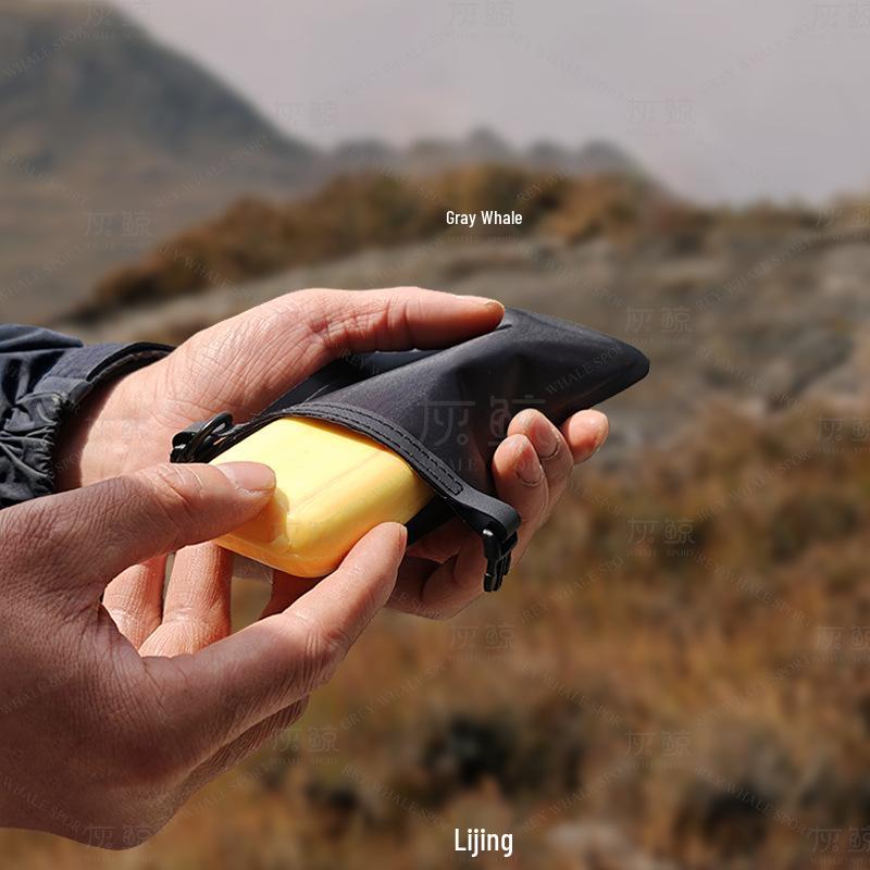 Portable Leakproof Soap Bag: Waterproof and Moisture-Evaporating Toiletry Dispenser.