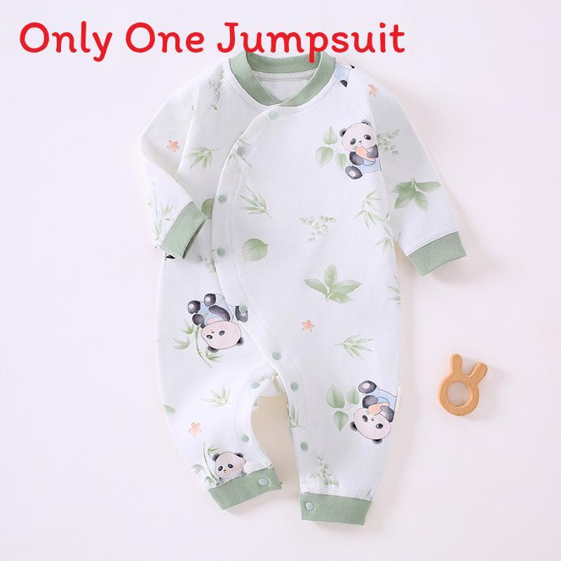 Newborn Cotton Baby Romper With Antibacterial Fabric Long Sleeve For Spring Autumn Infa