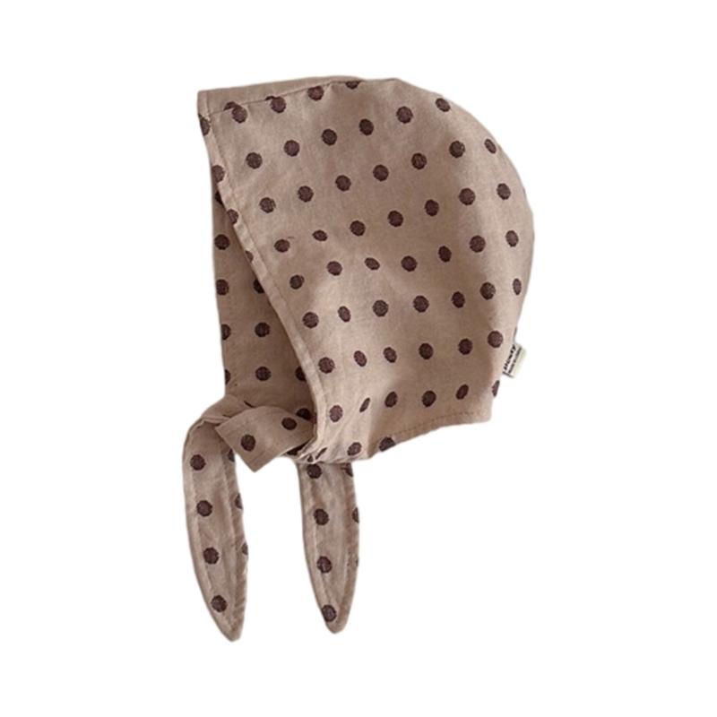 Infant Headwrap Dots Pattern Baby Caps Infant Turban Caps Soft Baby Headwear Perfect for Boy & Girls Aged 0 To 3 Year