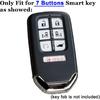 2Pcs Coolbestda Silicone 7buttons Key Fob Remote Skin Cover Protector Keyless Entry Case Accessories for 2018 2019 2020 2021 2022 2023 2024 2025