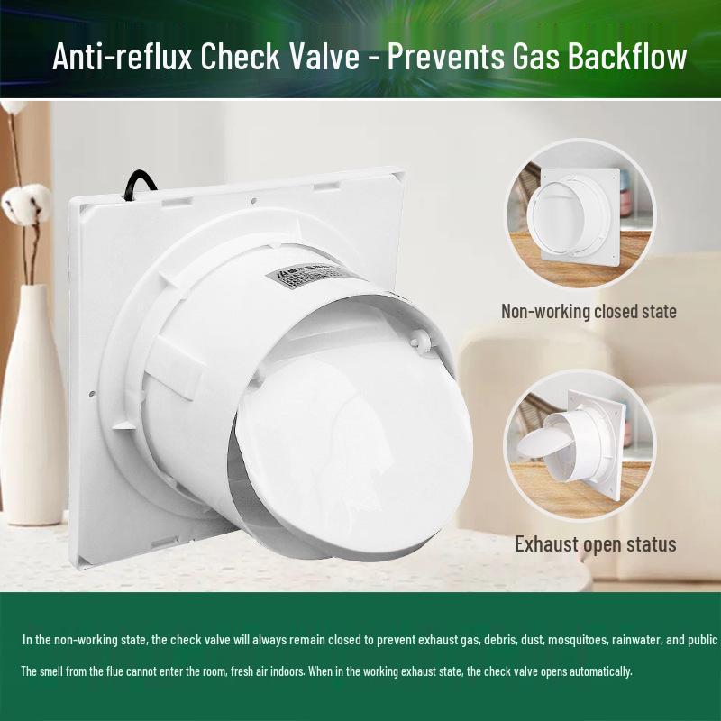 12V Solar-Powered Round Exhaust Fan for Household Bathroom Window Ventilation