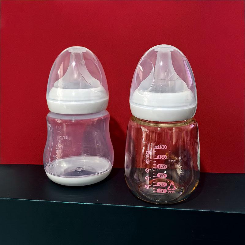 PPSU Bottle with Anti-Colic Breast Pump Accessories for 0-6 Months - Milk Feeder, Collector, and Storage.