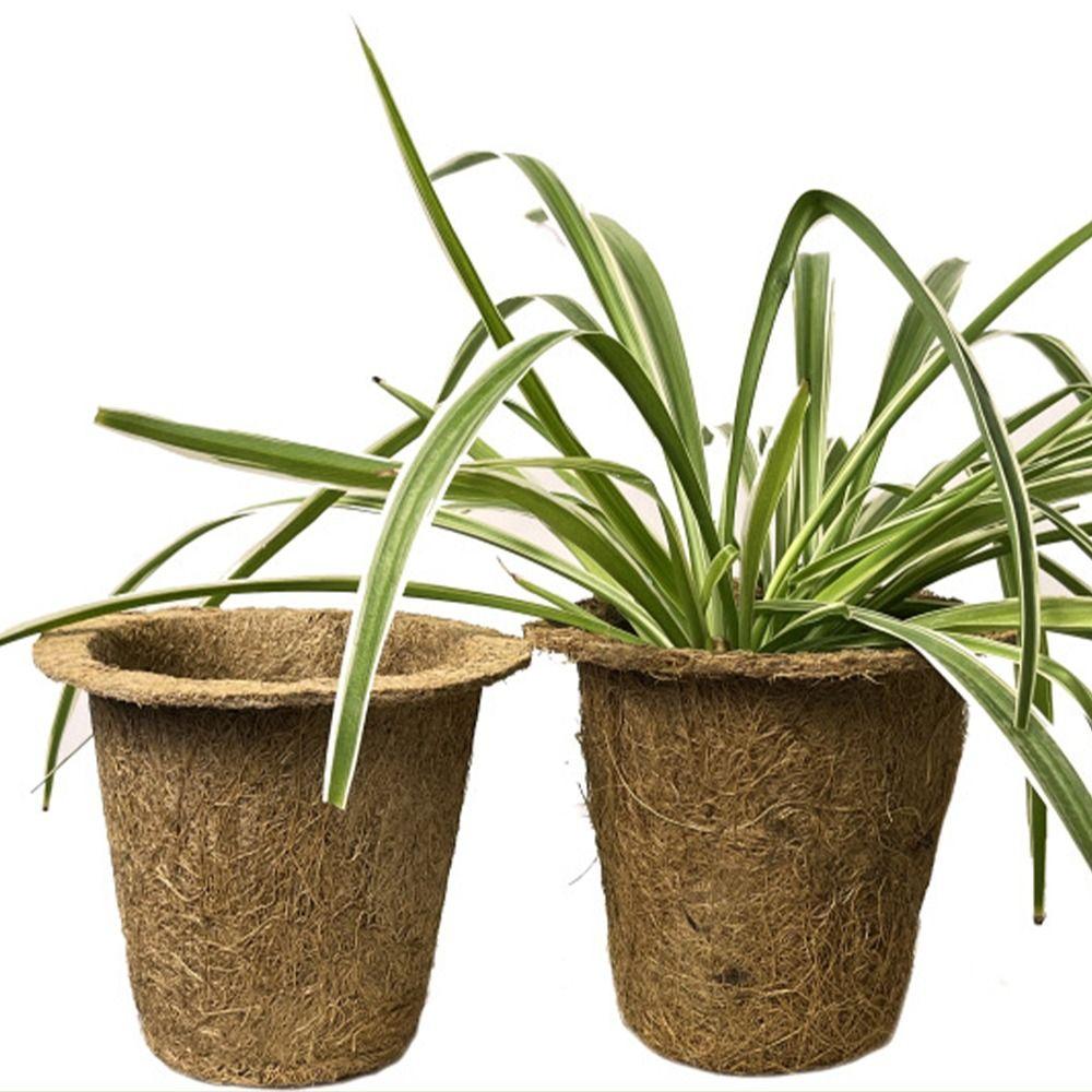 3pcs Biodegradable Nursery Pots Coconut Fiber Flower Pot  For Plant Garden Supply