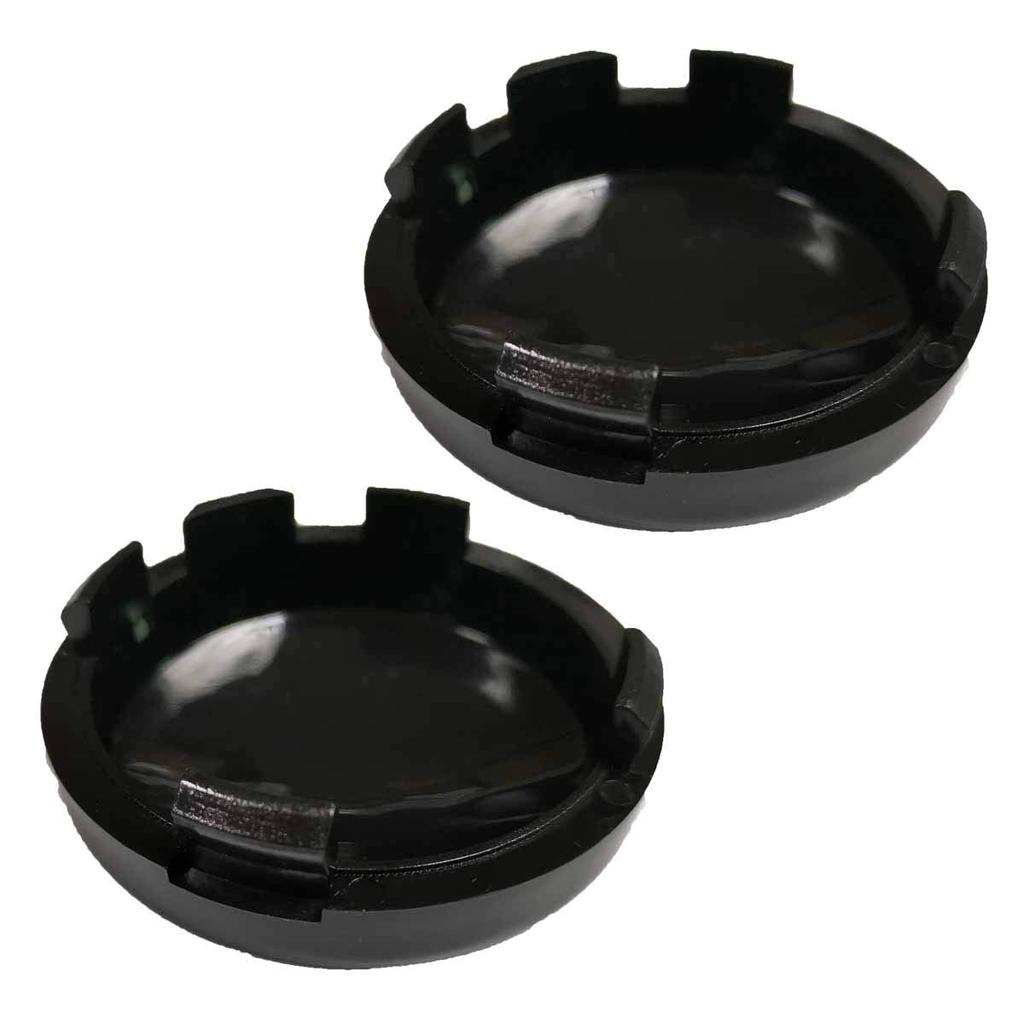 ZYTC 2er-Pack Schwarze Blinkerglasabdeckung für Harley Davidson