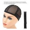 Nylon Mesh Weaving Hairnets Silicone Grip Elastic Band Wig Cap Removable Adjustable Breathable Comfortable Nonslip Strong Hold