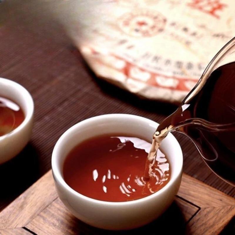 Pu'er Tea Banzhang Cooked Tea 2008 Premium Yunnan Menghai Ancient Tree Tea 357g