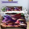 3pcs Duvet Cover Set (1*Duvet Cover + 2*Pillowcase, Without Core), Five Nights At Freddy's Print Bedding Set, Bedroom Decor, All‑Season, Birthday Gift