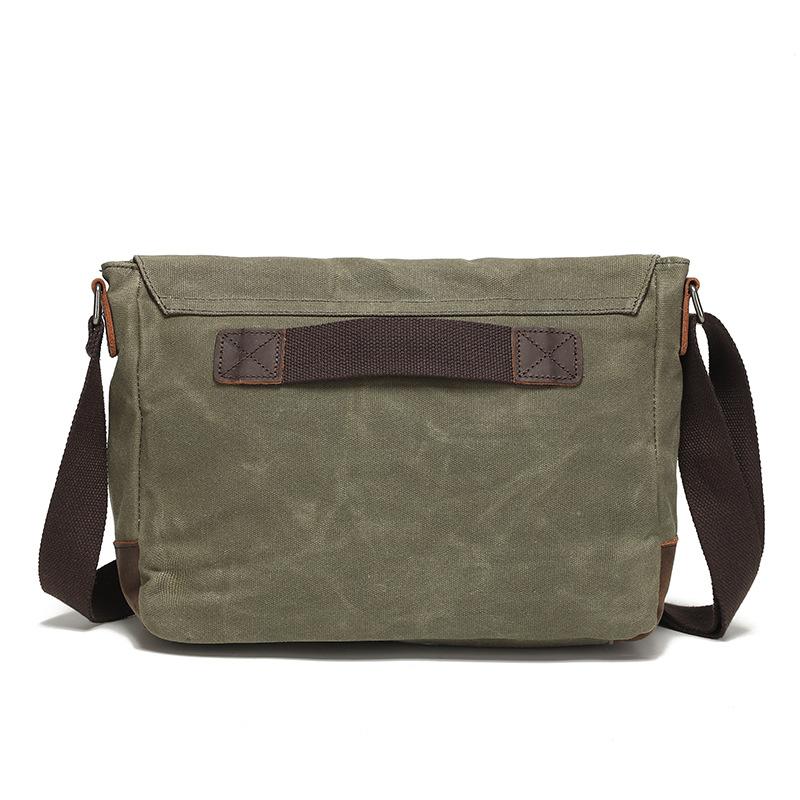 Bolsa de Cámara Portátil para Hombre, Bandolera de un Hombro, Bandolera Oblicua para Viajes al Aire Libre, Lona de Cabeza Eléctrica