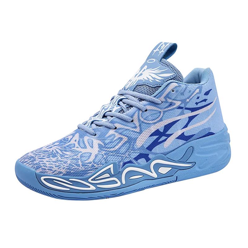Basketball Shoes Mens Lightweight Comfortable Summer Fitness Training Shock-absorbing High-top Casual Walking Shoes for Men