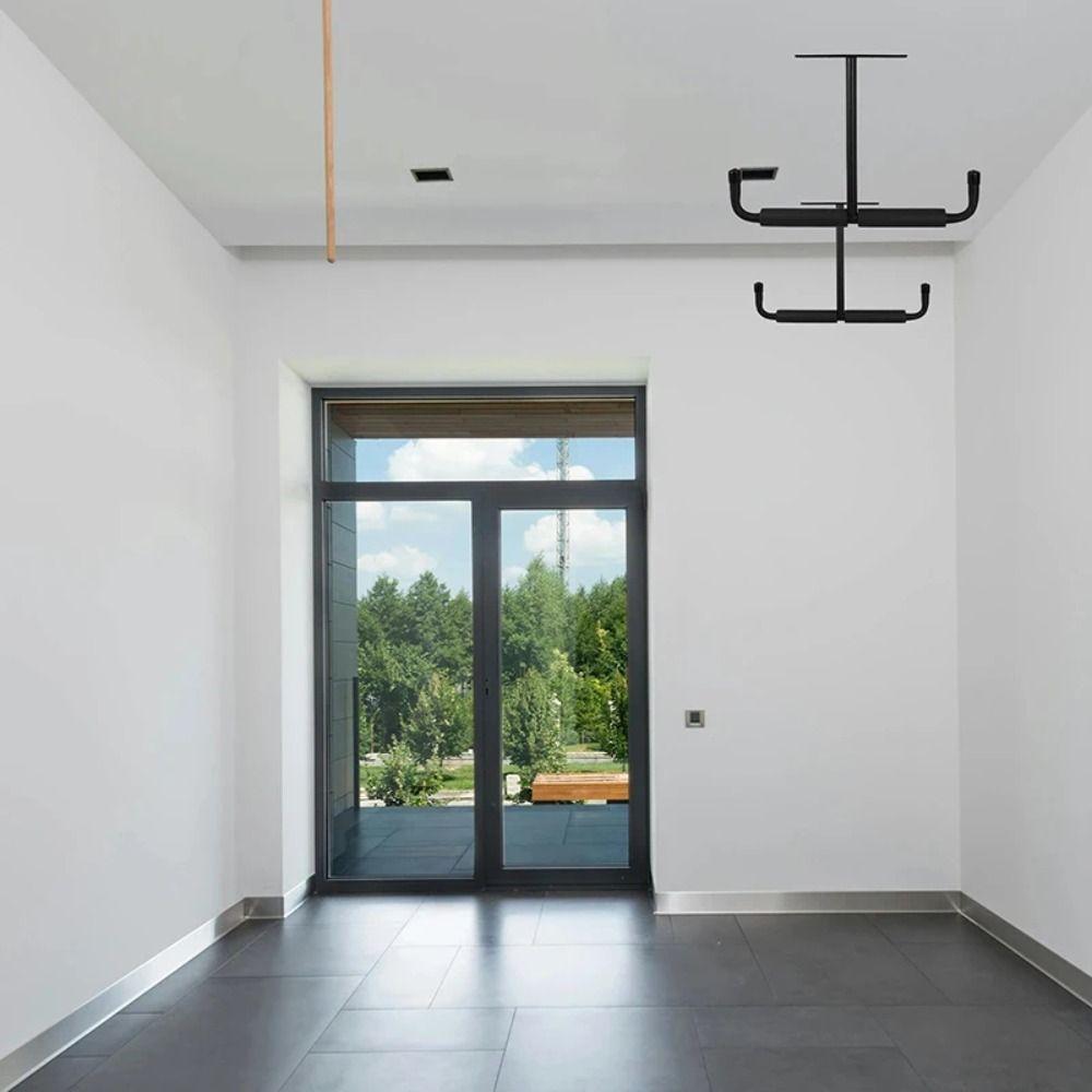 Wall Mounted Ceiling Rack Shelf Rust-resistant Overhead Garage Storage Hook  Ladder