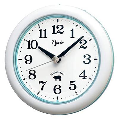 Wanduhr Tischuhr Doppelzweck Küche & Bad Uhr Analog Leben Wasserdicht NA613W 123 x 122 x 48 mm