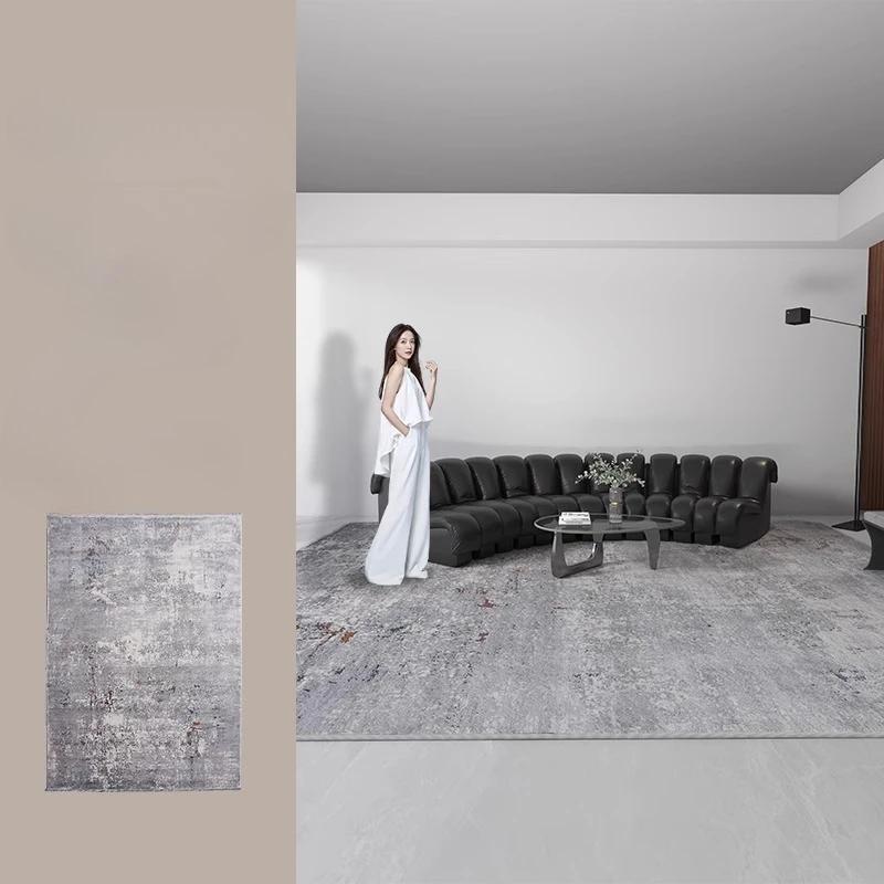 Light Luxury Bedroom Decor Plush Carpet Large Size Carpets for Living Room Thick Lounge Washable Floor Mat Fluffy Soft Study Rug