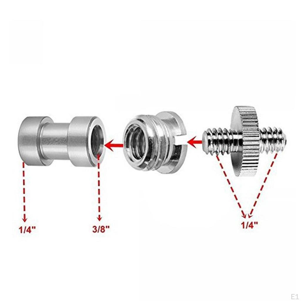 1/4 Zoll auf 3/8 Gewindeadapter für die Schraubmontage, Kameraschraube, Metallstativ