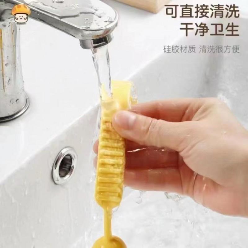 Silicone Toilet Lid Lifter Handle Tool - Adjustable Clip Washable Multi-Color Home Bathroom Hygiene