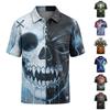 Men's Halloween Print Short Sleeve T-Shirt