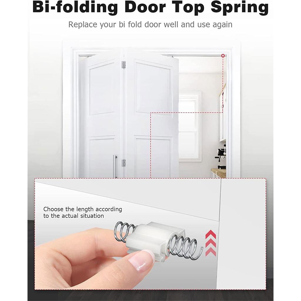 Door Hardware Repair Kit Bi-Fold Door Hinges Stainless Steel Top Pivots Bi-Fold Door Hardware Repair Replacement Kit