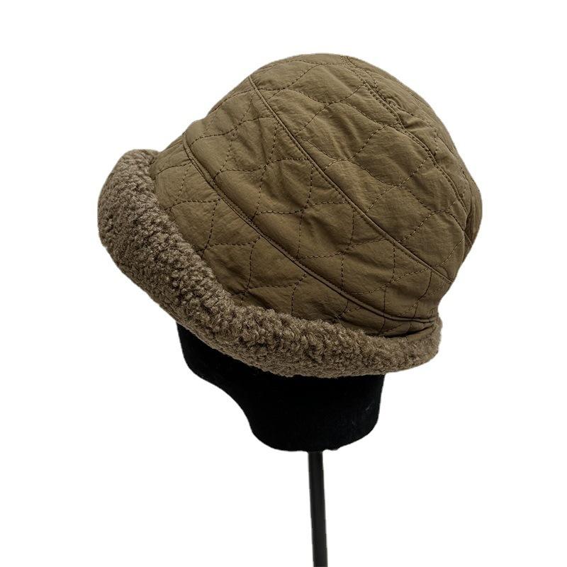 Personalized Lamb Wool Flanged Fleece Headgear Women's Autumn and Winter New Warm Ear Protection Mongolian Hat Pullover Hat