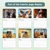 1pc 2026 Wall Calendar, Abstract Animal Collection, 12 Beautiful Designs, Perfect Gift for Birthdays, Christmas, New Year