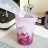Portable Silicone Reusable Coffee And Milk Tea Cup Has Good Sealing Performance Clear Multi-Use Food Storage Bags