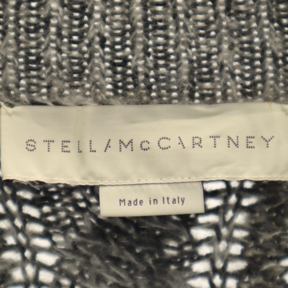 Stella Mccartney Fabriqué en Italie Pull superposé à manches longues 36 tricot gris Femme Occasion