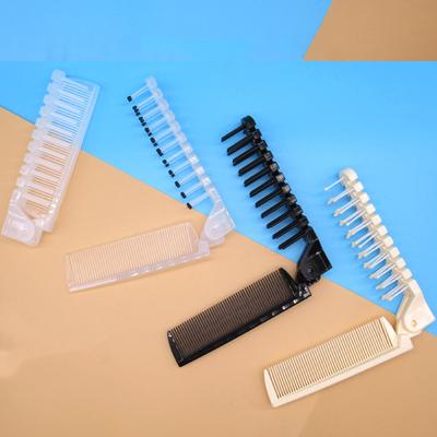 1/3pcs Folding Hair Comb 2 In 1 Portable Head Massage Hair Comb Anti Static Hairdressing Tools for Women Professional Hair Styling Tool