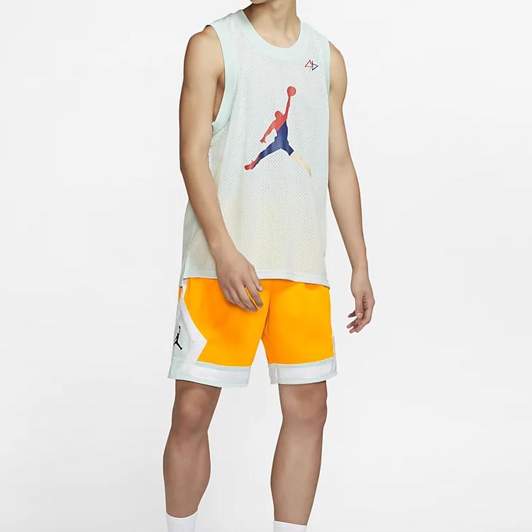 Jordan Jumpman Diamond Basketball Shorts Men Bottoms Laser-Orange CV6023-845