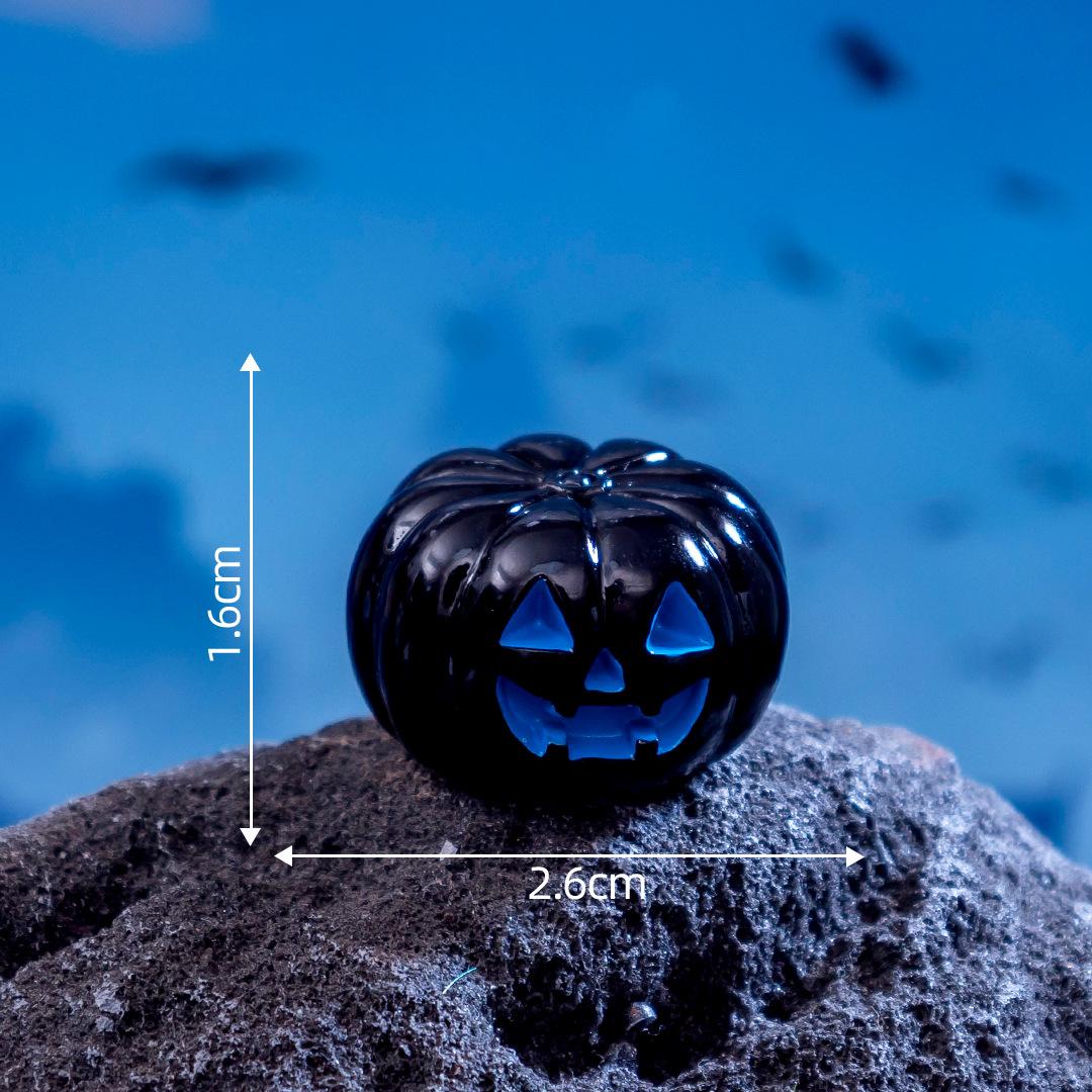 

12PC Halloween Ornament Cartoon Witch Ghost Pumpkin Figurine Micro Landscape Dollhouse Model Car Interior Desktop Decoration