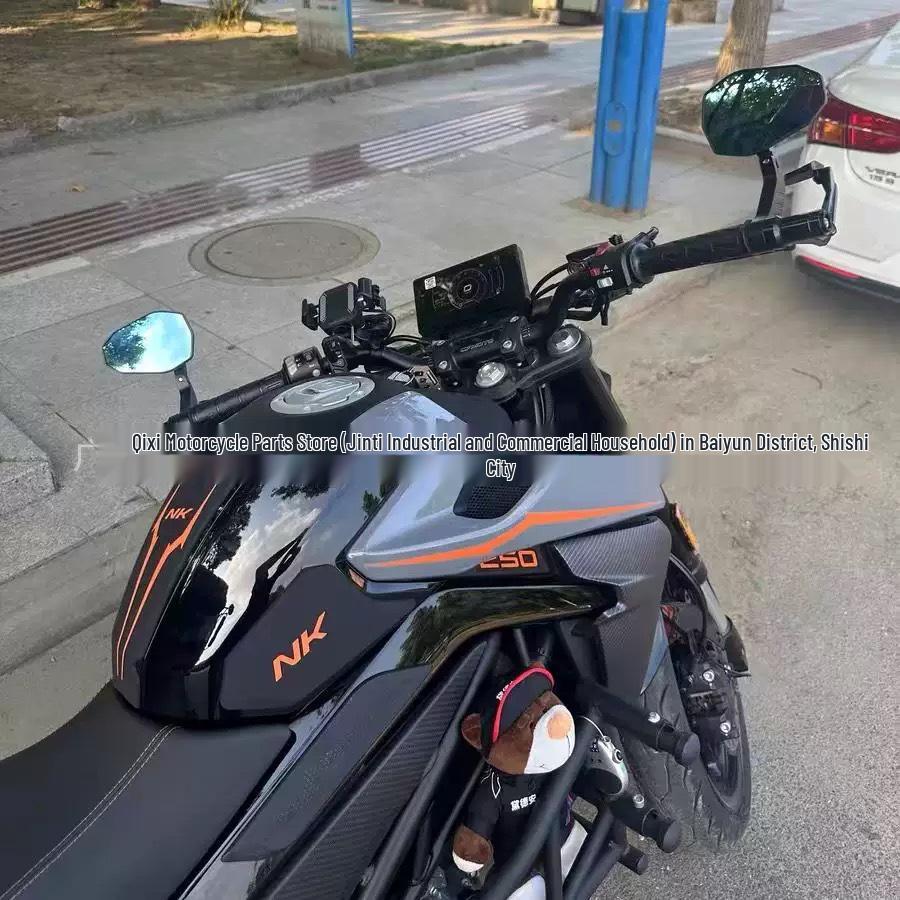 Compatible Handguard Rearview Mirror for Chunfeng NK650/800, NK250/450 – Racing Handguard with Reflective Mirror & Backup Camera.