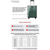 18-30 Inch Travel Luggage Cover Transparent Waterproof Luggage Protector Cover Dustproof PVC Suitcase Protector Cover Luggage