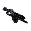 Black 1.1m US 3-Pin Plum Blossom Power Cord with C5 Interface for Laptops & Mobile Devices