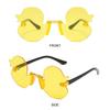 Cute Cartoon Children's Sunglasses UV400 Protection Colorful Rimless Shades Party Decorative Glasses for Kids