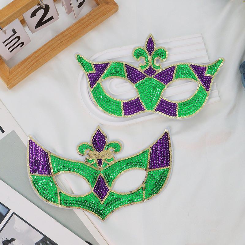 Anna Princess Carnival Face Mask With Diy Design For Halloween And Festival Party