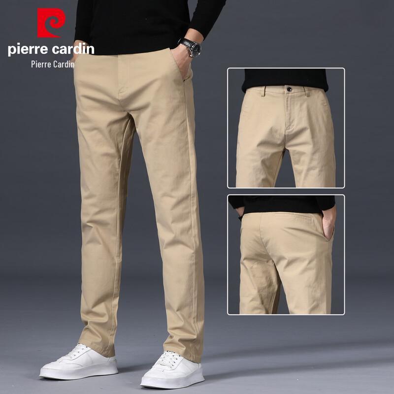 Pierre Cardin Men s Stretch Cotton Straight-Leg Casual Pants 32