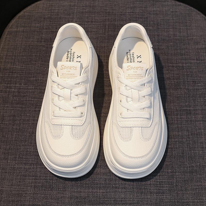 

2025 new thick-soled white shoes women s mesh breathable casual shoes women s shoes popular women s shoes German training shoes summer board shoes 40