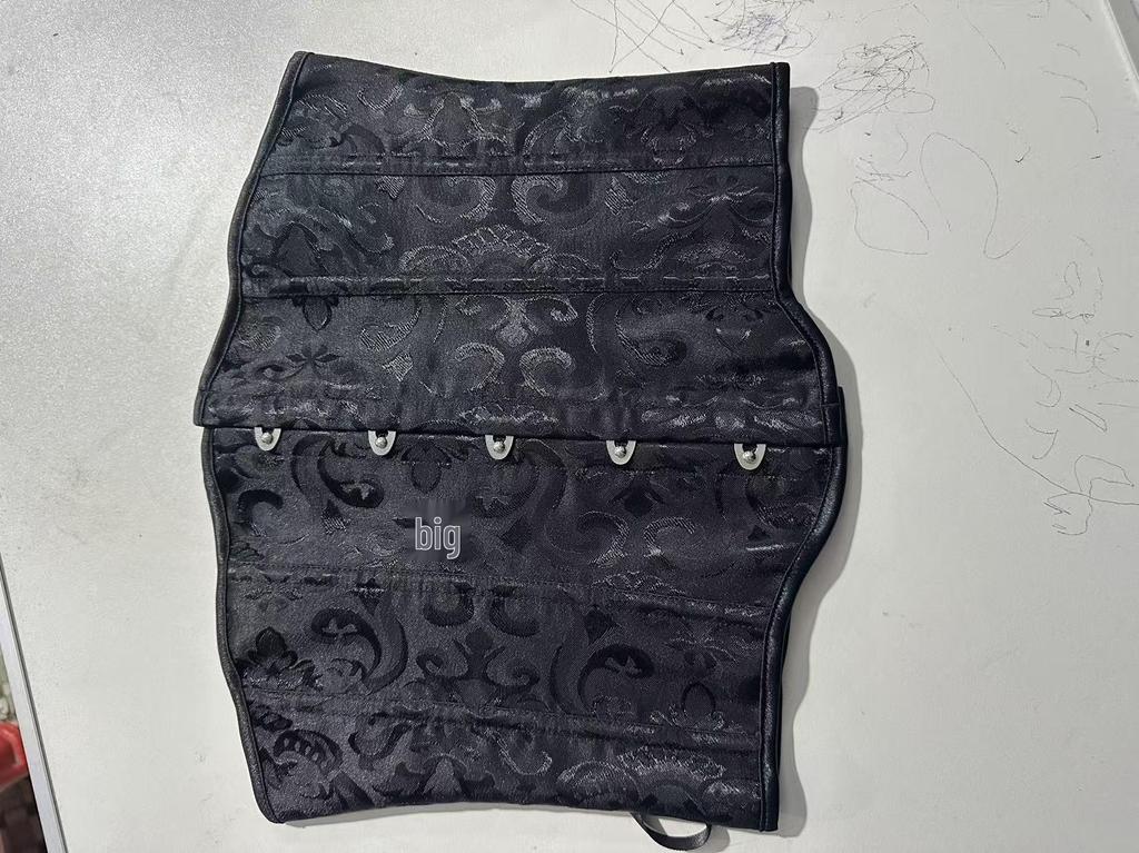 Bridal Sculpting Corset: Jacquard Waist Cincher & Lumbar Support Abdomen Binder