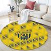 West Brom,Round Area Rug,Carpet Rug for Living Room Bedroom Sofa Playroom Decor,Non-slip Floor Mat