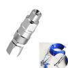 Pack of 2 Sturdy Stainless Steel Airless Sprayer Joint Connectors 1/4 Inch Accessory with Various Paint Sprayers