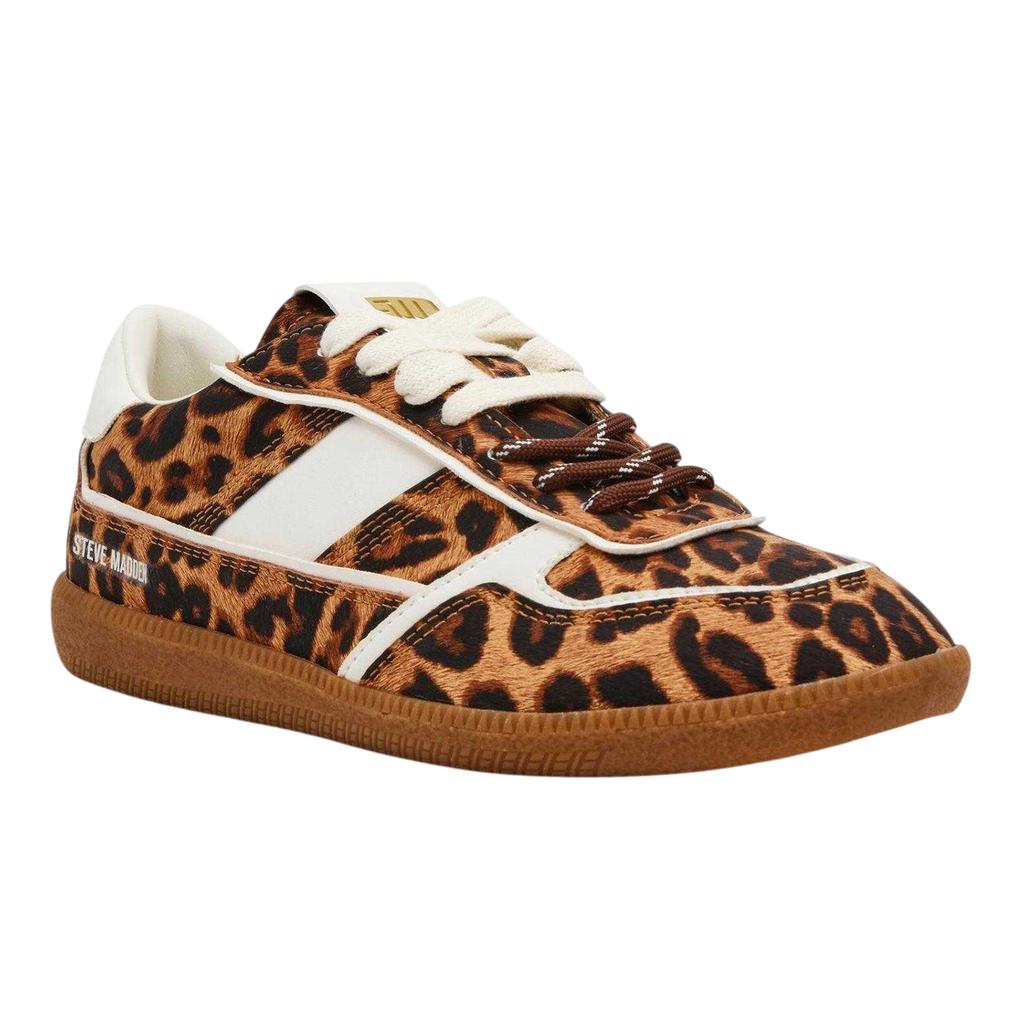 Steve Madden Womens/Ladies Augustine Leopard Print Trainers