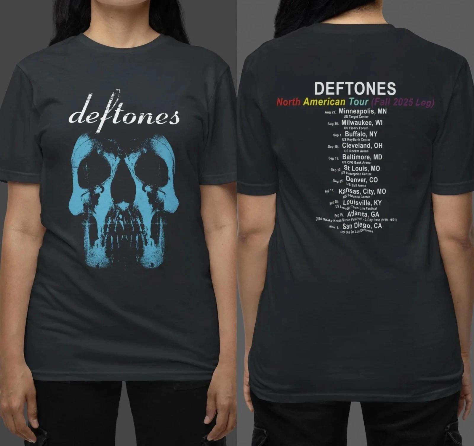 Deftones North American Tour 2026 Fall Tour Leg Fan Gifts Concert Unisex T-Shirt L
