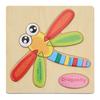 Cartoon 3D Puzzle Jigsaw Wooden Toys for Children Cute Animal Traffic Puzzles Intelligence Kids Baby Early Educational Toys