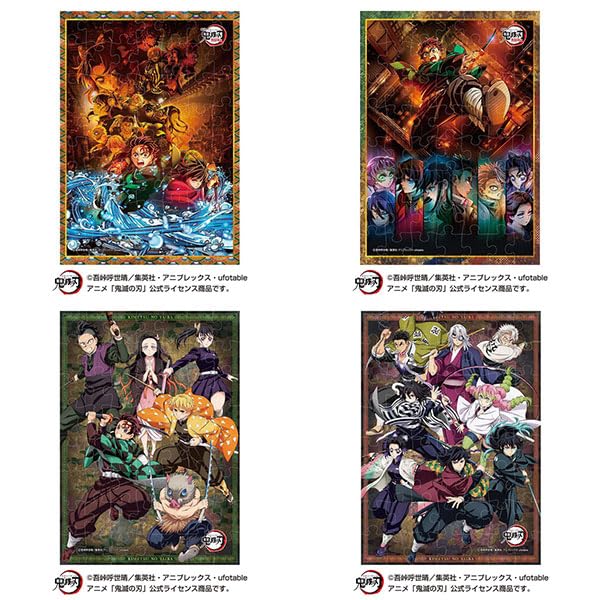 

ENSKY Kimetsu no Puzzle Gum 3 Box of 8 Demon Slayer Yaiba (Candy Toy)