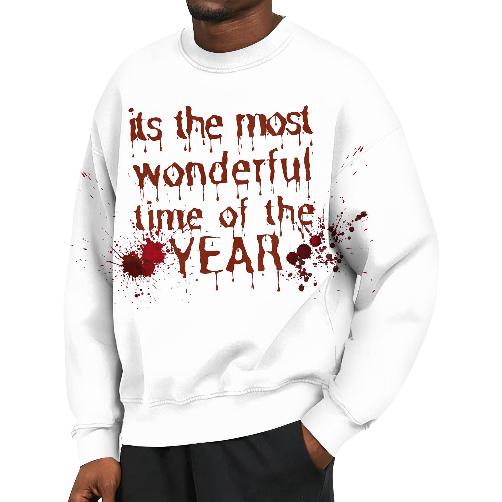 

Мужская толстовка с принтом на открытом воздухе, свободная с длинными рукавами и этническим принтом XXXL