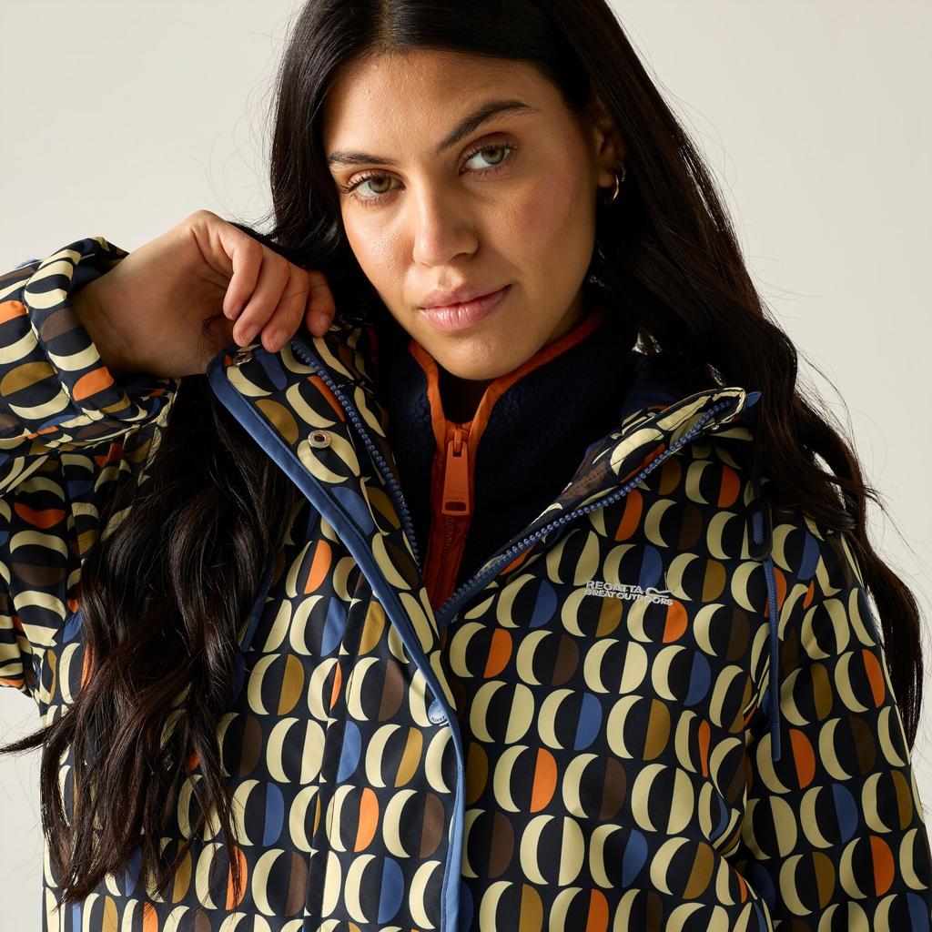 Regatta Womens/Ladies Orla Kiely Oval Insulated Waterproof Jacket