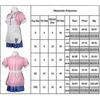 Set Costume Cosplay Mikan Tsumiki Festa di Halloween Camicia Grembiule con Fiocco Gonna Uniforme Travestimento Vestiti Roleplay da Cameriera 2025