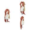 Hazbin Hotel Cherri Bomb Cosplay Fake Hair With Gradient Clip For Anime Costume